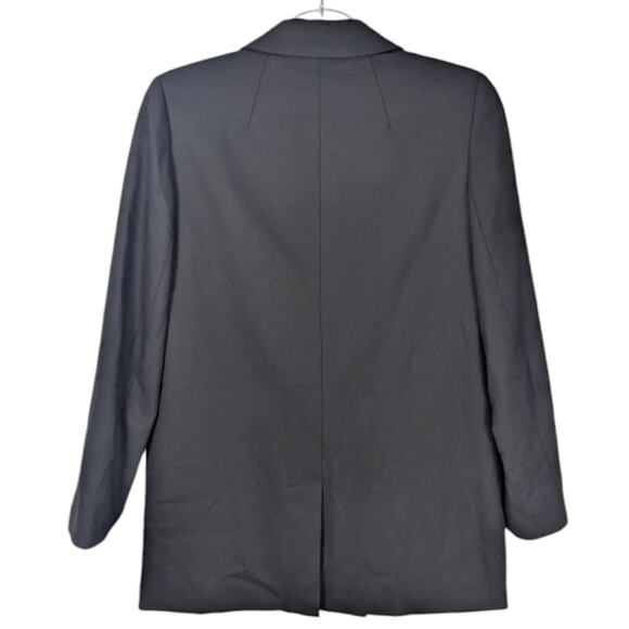 Madewell Caldwell Double Breasted Blazer Black Classic Preppy Size Small NWT - Picture 2 of 10